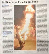 Pressebericht Mittelalterspektakel vom 13.01.2022